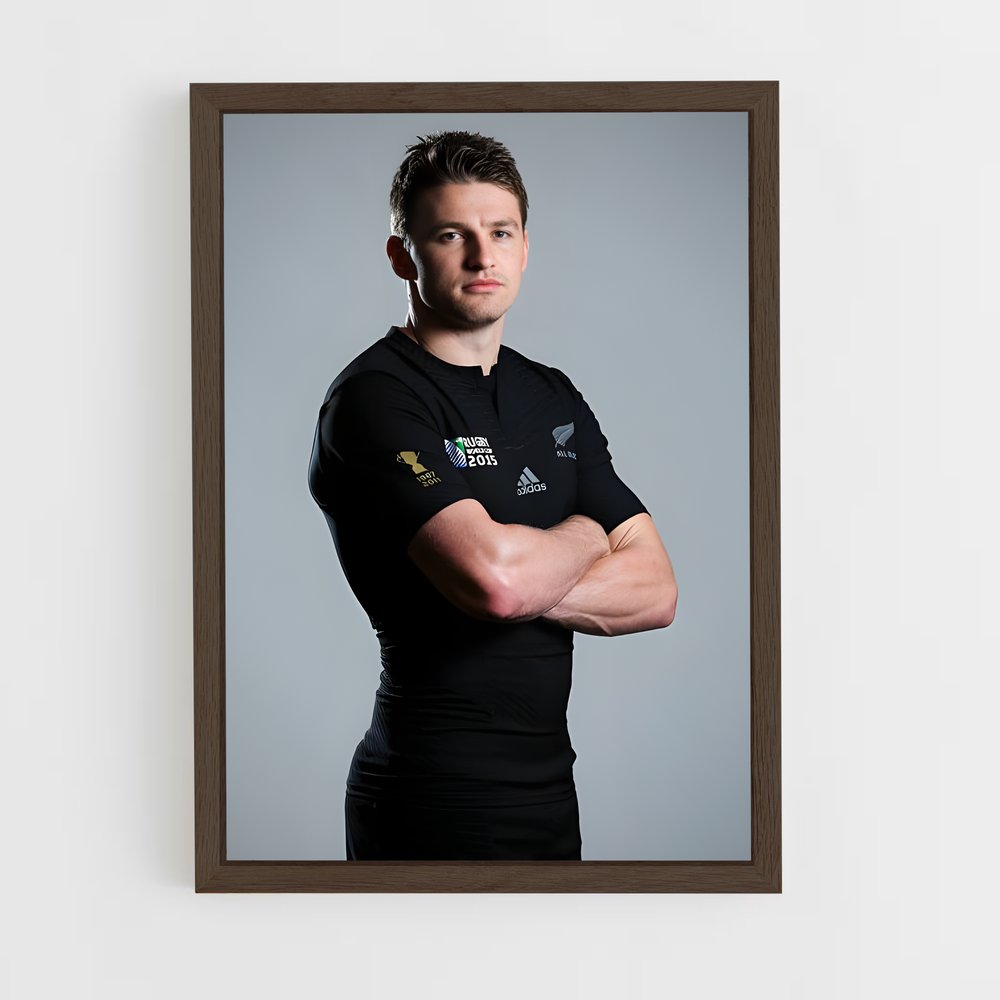 Poster Beauden Barrett en Action – affiche Rugby (vue 5)
